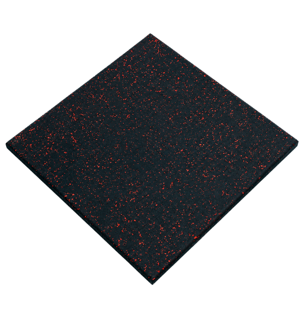 Black Red Speckled Tile